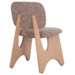 ΚΑΡΕΚΛΑ ΤΡΑΠΕΖΑΡΙΑΣ BELLISI HM18248.01 ΚΑΦΕ ΥΦΑΣΜΑ-PLYWOOD ΧΡΩΜΑ ΔΡΥΟΣ 53x56x78Υεκ. - Image 5