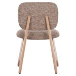 ΚΑΡΕΚΛΑ ΤΡΑΠΕΖΑΡΙΑΣ BELLISI HM18248.01 ΚΑΦΕ ΥΦΑΣΜΑ-PLYWOOD ΧΡΩΜΑ ΔΡΥΟΣ 53x56x78Υεκ. - Image 6