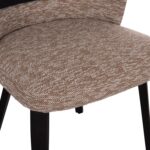 ΚΑΡΕΚΛΑ ΤΡΑΠΕΖΑΡΙΑΣ DEKKER HM18249.03 PLYWOOD ΜΑΥΡΟ--ΥΦΑΣΜΑ ΚΑΦΕ 50x60x80Υεκ. - Image 8