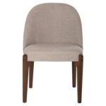 ΚΑΡΕΚΛΑ ΤΡΑΠΕΖΑΡΙΑΣ RAMMER HM9744.02 RUBBERWOOD ΣΕ ΚΑΡΥΔΙ-ΕΚΡΟΥ ΥΦΑΣΜΑ 57x55x86Υεκ. - Image 3