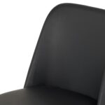KΑΡΕΚΛΑ ΤΡΑΠΕΖΑΡΙΑΣ FURLAN HM9944.01 RUBBERWOOD-ΜΑΥΡΟ PU 54,5x58x86Υεκ - Image 6