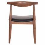 KΑΡΕΚΛΑ ΤΡΑΠΕΖΑΡΙΑΣ ALOR HM9947.03 RUBBERWOOD ΚΑΡΥΔΙ-ΜΑΥΡΟ PU 55x51x75Υεκ - Image 6