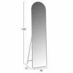 ΚΑΘΡΕΠΤΗΣ ΔΑΠΕΔΟΥ JOELY HM9578.40 ΣΚΕΛΕΤΟΣ ΑΛΟΥΜΙΝΙΟΥ ΣΕ ΑΣΗΜΙ ΧΡΩΜΑ 40x31x160Υεκ. - Image 2