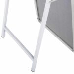 ΚΑΘΡΕΠΤΗΣ ΔΑΠΕΔΟΥ JOELY HM9578.40 ΣΚΕΛΕΤΟΣ ΑΛΟΥΜΙΝΙΟΥ ΣΕ ΑΣΗΜΙ ΧΡΩΜΑ 40x31x160Υεκ. - Image 8