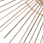 ΚΑΘΡΕΠΤΗΣ ΣΤΡΟΓΓΥΛΟΣ ΜΕ ΠΛΑΙΣΙΟ ΑΠΟ STICKS ΚΟΚΟΦΟΙΝΙΚΑ ΣΕ ΧΡΩΜΑ ΦΥΣΙΚΟ Φ85 εκ.HM7733 - Image 6