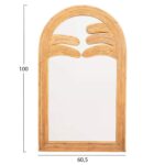 ΚΑΘΡΕΠΤΗΣ ΤΟΙΧΟΥ REFLECT HM4367 ΦΥΣΙΚΟ RATTAN 60x4,5x100Υεκ. - Image 2