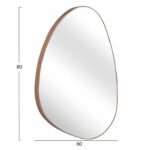 ΚΑΘΡΕΠΤΗΣ ΤΟΙΧΟΥ IRREGU HM4487.03 ΜΕ ΠΛΑΙΣΙΟ MDF ΦΥΣΙΚΟ ΧΡΩΜΑ ΞΥΛΟΥ 60x80Υεκ. - Image 2