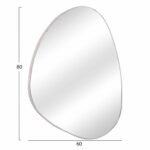 ΚΑΘΡΕΠΤΗΣ ΤΟΙΧΟΥ IRREGU HM4487.05 ΜΕ ΠΛΑΙΣΙΟ MDF ΣΕ WHITE MARBLE ΧΡΩΜΑ 60x80Υεκ. - Image 2