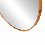 ΚΑΘΡΕΠΤΗΣ ΤΟΙΧΟΥ ΣΕΙΡΑ ARCHER HM4498.30 ΠΛΑΙΣΙΟ ΣΤΡΟΓΓΥΛΟ ΑΛΟΥΜΙΝΙΟΥ ΧΡΥΣΟ Φ80εκ - Image 5