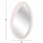 ΚΑΘΡΕΠΤΗΣ ΤΟΙΧΟΥ ΟΒΑΛ ΣΕΙΡΑ SANTORINI HM4514 MDF ΣΕ ΥΠΟΛΕΥΚΟ 48x3,2x60Υεκ - Image 2