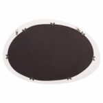 ΚΑΘΡΕΠΤΗΣ ΤΟΙΧΟΥ ΟΒΑΛ ΣΕΙΡΑ SANTORINI HM4514 MDF ΣΕ ΥΠΟΛΕΥΚΟ 48x3,2x60Υεκ - Image 7