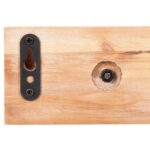 ΚΑΘΡΕΠΤΗΣ ΤΟΙΧΟΥ ΣΤΡΟΓΓΥΛΟΣ SCUTTLE HM4222 FIR WOOD&MDF-BLACK METAL 80x6,5x30,5Υεκ. - Image 7