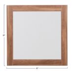 ΚΑΘΡΕΠΤΗΣ TOIXOY ΤΕΤΡΑΓΩΝΟΣ ΣΕΙΡΑ HARRY HM4485.01 ΜΕΛΑΜΙΝΗ ΦΥΣΙΚΟ ΞΥΛΟΥ 87x2(πάχος)x87εκ. - Image 2