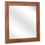 ΚΑΘΡΕΠΤΗΣ TOIXOY ΤΕΤΡΑΓΩΝΟΣ ΣΕΙΡΑ HARRY HM4485.01 ΜΕΛΑΜΙΝΗ ΦΥΣΙΚΟ ΞΥΛΟΥ 87x2(πάχος)x87εκ. - Image 3