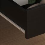 ΚΟΜΟΔΙΝΟ DINKL HM2472.02 ΜΕΛΑΜΙΝΗ-2 ΣΥΡΤΑΡΙΑ-WENGE 29,5x29,5x45Υεκ - Image 7