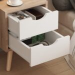 ΚΟΜΟΔΙΝΟ DINKL HM2472.04 ΜΕΛΑΜΙΝΗ- 2 ΣΥΡΤΑΡΙΑ ΣΟΝΑΜΑ-ΛΕΥΚΟ 29,7x29,7x45Υεκ - Image 6