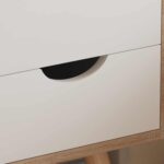 ΚΟΜΟΔΙΝΟ DINKL HM2472.04 ΜΕΛΑΜΙΝΗ- 2 ΣΥΡΤΑΡΙΑ ΣΟΝΑΜΑ-ΛΕΥΚΟ 29,7x29,7x45Υεκ - Image 8