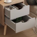 ΚΟΜΟΔΙΝΟ DINKL HM2472.05 ΜΕΛΑΜΙΝΗ-2 ΣΥΡΤΑΡΙΑ ΣΟΝΑΜΑ-ΓΚΡΙ 29,7x29,7x45Υεκ - Image 6