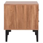 ΚΟΜΟΔΙΝΟ ΣΕΙΡΑ HARRY HM2487.01 ΜΕΛΑΜΙΝΗ ΦΥΣΙΚΟ ΞΥΛΟΥ-ΜΑΥΡΟ 55x43x48Υεκ. - Image 4