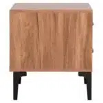 ΚΟΜΟΔΙΝΟ ΣΕΙΡΑ HARRY HM2487.01 ΜΕΛΑΜΙΝΗ ΦΥΣΙΚΟ ΞΥΛΟΥ-ΜΑΥΡΟ 55x43x48Υεκ. - Image 4