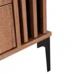 ΚΟΜΟΔΙΝΟ ΣΕΙΡΑ HARRY HM2487.01 ΜΕΛΑΜΙΝΗ ΦΥΣΙΚΟ ΞΥΛΟΥ-ΜΑΥΡΟ 55x43x48Υεκ. - Image 10