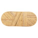 ΚΟΝΣΟΛΑ ΟΒΑΛ GATSBY HM9871 ΦΥΣΙΚΟ RATTAN ΣΕ ΦΥΣΙΚΟ ΧΡΩΜΑ 110x45x74,5Υεκ. - Image 9