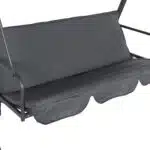 ΚΟΥΝΙΑ-ΚΡΕΒΑΤΙ 3ΘΕΣΙΑ ΜΕ ΣΚΙΑΣΤΡΟ LIKID HM5980.01 ΜΕΤΑΛΛΟ&ΥΦΑΣΜΑ ΓΚΡΙ 200x120x164Υεκ. - Image 9