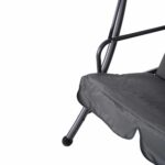 ΚΟΥΝΙΑ-ΚΡΕΒΑΤΙ 3ΘΕΣΙΑ ΜΕ ΣΚΙΑΣΤΡΟ LIKID HM5980.01 ΜΕΤΑΛΛΟ&ΥΦΑΣΜΑ ΓΚΡΙ 200x120x164Υεκ. - Image 10