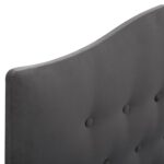 ΚΡΕΒΑΤΙ MALENA ΑΠΟ ΓΚΡΙ ΒΕΛΟΥΔΟ HM638.10 ΓΙΑ ΣΤΡΩΜΑ 150x200 εκ. - Image 4