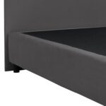 ΚΡΕΒΑΤΙ MALENA ΑΠΟ ΓΚΡΙ ΒΕΛΟΥΔΟ HM651.10 ΓΙΑ ΣΤΡΩΜΑ 90x200 εκ. - Image 4