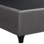 ΚΡΕΒΑΤΙ MALENA ΑΠΟ ΓΚΡΙ ΒΕΛΟΥΔΟ HM651.10 ΓΙΑ ΣΤΡΩΜΑ 90x200 εκ. - Image 5