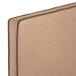 ΚΡΕΒΑΤΙ INDRA ΑΠΟ ΜΠΕΖ ΥΦΑΣΜΑ & ΚΑΦΕ ΡΕΛΙ HM662.02 ΓΙΑ ΣΤΡΩΜΑ 160x200 EK. - Image 8