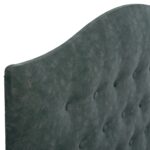ΚΡΕΒΑΤΙ MALENA ΑΠΟ ΠΡΑΣΙΝΟ ΥΦΑΣΜΑ Τ. NUBUK HM651.27 ΓΙΑ ΣΤΡΩΜΑ 90x200 εκ. - Image 7
