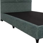 ΚΡΕΒΑΤΙ MILO ΑΠΟ ΠΡΑΣΙΝΟ ΥΦΑΣΜΑ τύπου NUBUCK HM646.27 ΓΙΑ ΣΤΡΩΜΑ 120x200 εκ. - Image 8