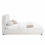 ΚΡΕΒΑΤΙ ΔΙΠΛΟ ΜΕ ΑΠΟΘ.ΧΩΡΟ KALLY HM729.03 ΜΠΕΖ FAUX FUR ΥΦΑΣΜΑ--ΣΤΡΩΜΑ 160x200εκ - Image 5