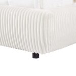 ΚΡΕΒΑΤΙ ΔΙΠΛΟ ΜΕ ΑΠΟΘ.ΧΩΡΟ KALLY HM729.03 ΜΠΕΖ FAUX FUR ΥΦΑΣΜΑ--ΣΤΡΩΜΑ 160x200εκ - Image 7