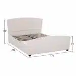 ΚΡΕΒΑΤΙ ODELIA ΜΕ PU HM550.11 150x200 εκ. - Image 2