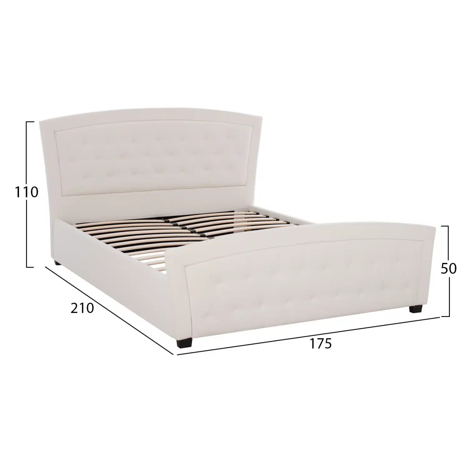 ΚΡΕΒΑΤΙ ODELIA ΜΕ PU HM550.11 150x200 εκ. - Image 2