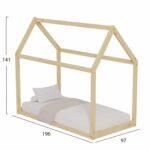 ΚΡΕΒΑΤΙ ΠΑΙΔΙΚΟ PEPE HM678.01 τ.MONTESSORI ΞΥΛΟ ΠΕΥΚΟ ΦΥΣΙΚΟ- 140x70εκ - Image 3