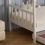 ΚΡΕΒΑΤΙ ΠΑΙΔΙΚΟ KLARICE HM680.03 τ.MONTESSORI-2 ΣΥΡΤΑΡΙΑ-ΞΥΛΟ ΠΕΥΚΟΥ ΛΕΥΚΟ-190x90εκ - Image 6
