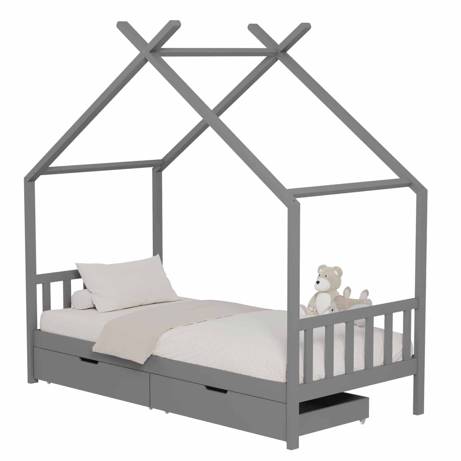 krebati-paidiko-fb968005-tmontessori-2-s ΚΡΕΒΑΤΙ ΠΑΙΔΙΚΟ KLARICE HM680.05 τ.MONTESSORI-2 ΣΥΡΤΑΡΙΑ- ΞΥΛΟ ΠΕΥΚΟΥ ΓΚΡΙ-190x90εκ - Image 1