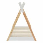 ΚΡΕΒΑΤΙ ΠΑΙΔΙΚΟ MUNK HM699.03 τ.MONTESSORI ΞΥΛΟ ΠΕΥΚΟΥ ΦΥΣΙΚΟ-ΛΕΥΚΟ- 190x90εκ - Image 5