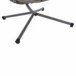ΚΡΕΜΑΣΤΗ ΠΟΛΥΘΡΟΝΑ ΦΩΛΙΑ MILLIE HM5997.10 ΜΕΤΑΛΛΟ-ΣΥΝΘ.RATTAN ΓΚΡΙ 90x75x190Υεκ. - Image 10