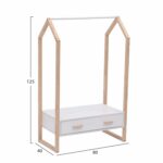 ΚΡΕΜΑΣΤΡΑ ΜΕ ΣΥΡΤΑΡΙ ΠΑΙΔΙΚH PEPE HM2492.03 ΜΕΛΑΜΙΝΗ-ΞΥΛΟ ΠΕΥΚΟΥ 80x40x125Υεκ - Image 3