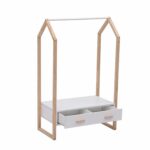 ΚΡΕΜΑΣΤΡΑ ΜΕ ΣΥΡΤΑΡΙ ΠΑΙΔΙΚH PEPE HM2492.03 ΜΕΛΑΜΙΝΗ-ΞΥΛΟ ΠΕΥΚΟΥ 80x40x125Υεκ - Image 5