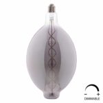 ΛΑΜΠΤΗΡΑΣ LED FILAMENT 8W E27 3000K SMOKE DIMMABLE HM4051.03