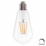 ΛΑΜΠΤΗΡΑΣ HM4188.01 LED FILAMENT 8W E27 DIMMABLE 2700K ΔΙΑΦΑΝΟΣ