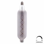 ΛΑΜΠΤΗΡΑΣ JHD-NW7775 LED FILAMENT 8W E27 3000K SMOKE COLOR DIMMABLE  HM4055.03