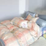Σετ Κουβερλί Βαμβακοσατέν Υπέρδιπλο 220x240 Lavinia Rythmos