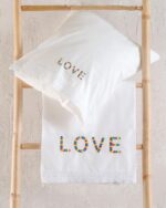 Σετ σεντόνια Κούνιας 3 τμχ 100x160 Love Rythmos